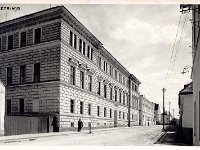 Školska ulica, danas Gundulićeva, zgrada gimnazije